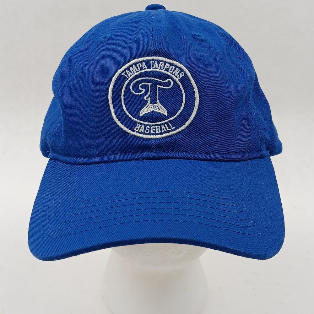 Tampa Tarpons Hat Cap Strap Back Mens One Size Blue MILB Baseball Melonwear